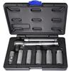 Ryosho FIRSTINFO TOOLS Spark Plug Torque Wrench Set Drive with and 21mm Sockets (8 Pieces) 3/8" (9.5mm) 14mm, 16mm, 18mm, 19mm,