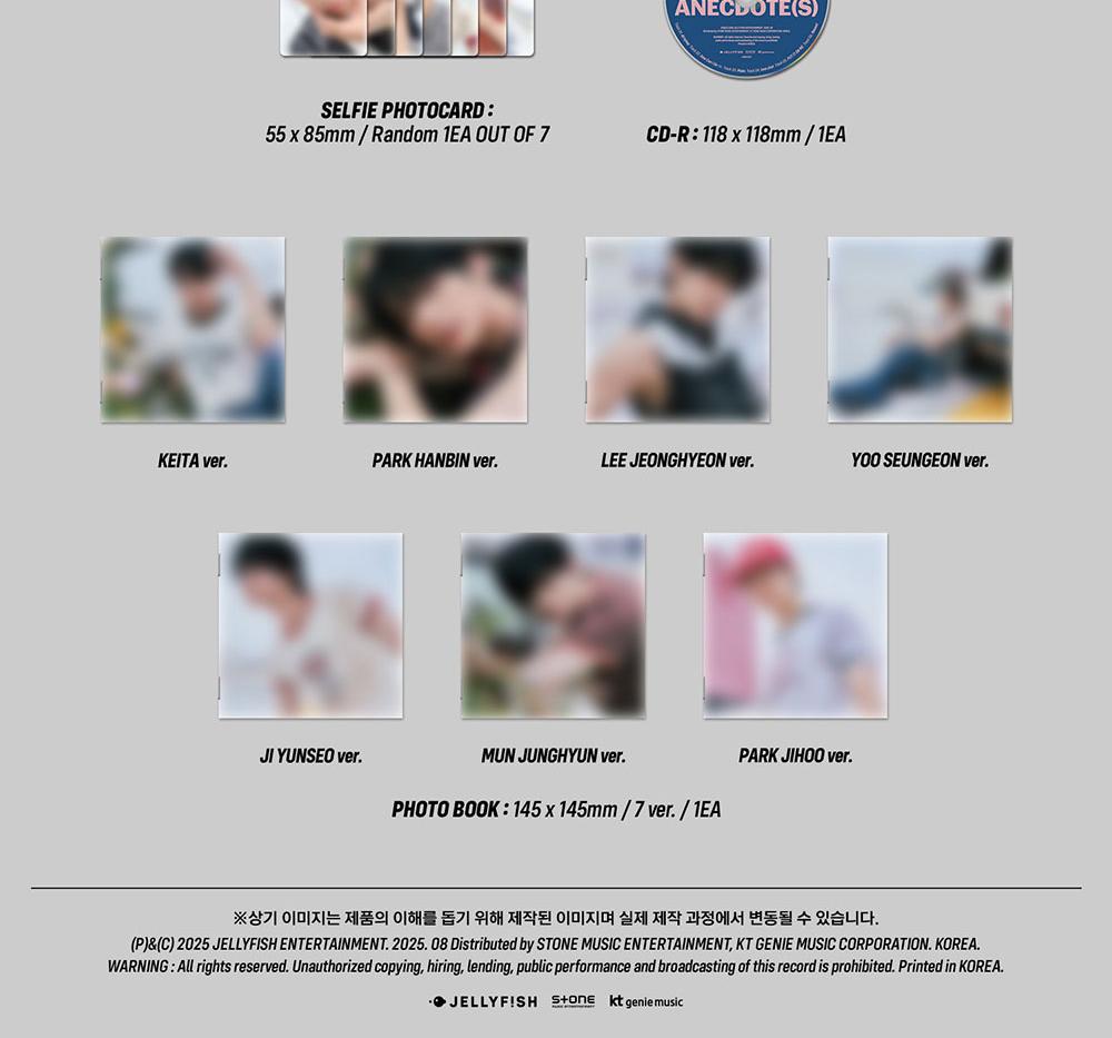 (ДИГИПАК вер.) EVNNE [ЛЮБОВНЫЙ АНЕКДОТ](S)] 5-й мини-альбом