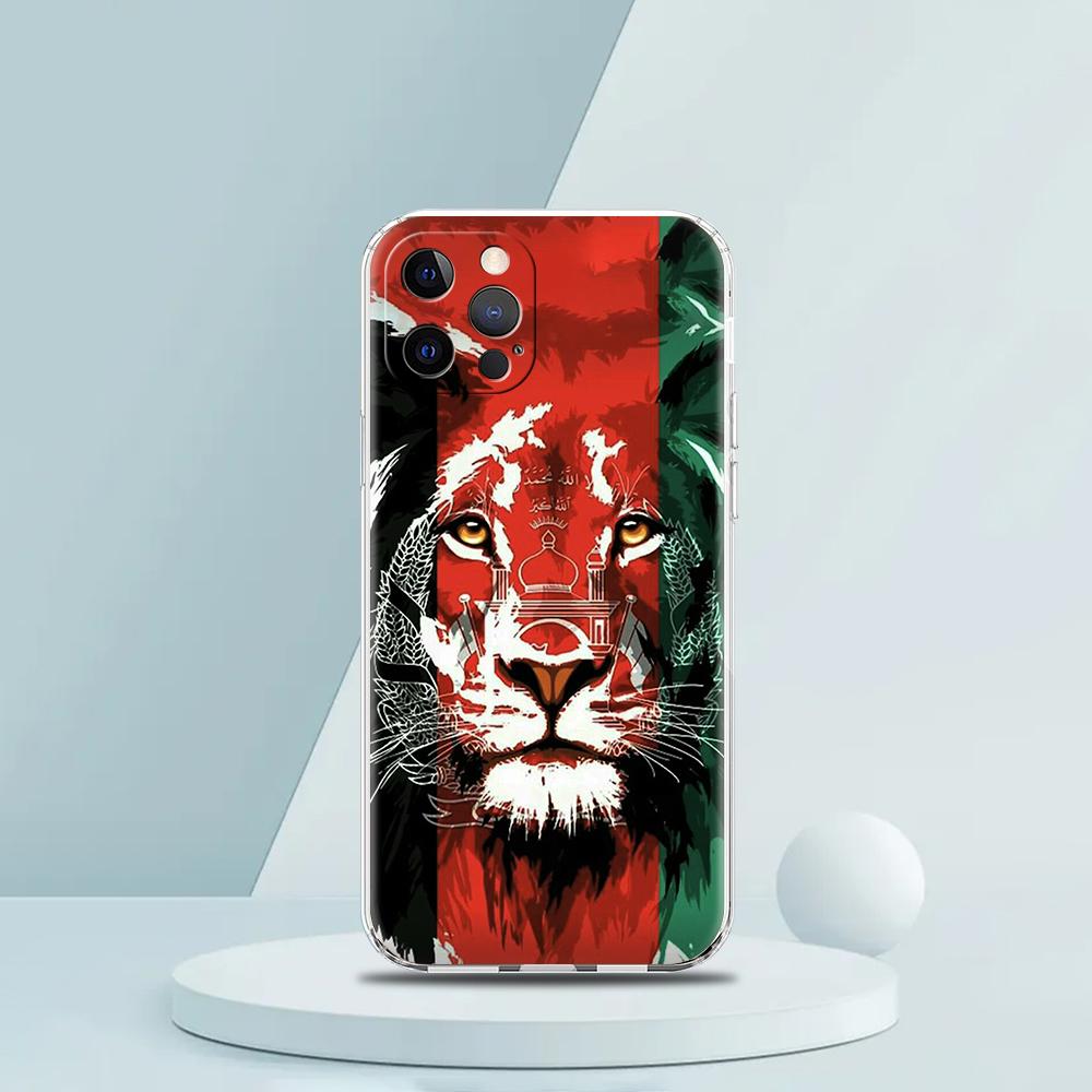 Чехол-флаг Афганистана для iPhone 15 14 13 12 Pro Max Прозрачная крышка для iPhone 11 Pro Max 7 8 Plus X XS XR SE2020 Сумки