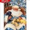 5D Diamond Embroidery Christmas Full Square Round Kit DIY Diamond Embroidery Cartoon Dog Handmade Gift Decor For Home