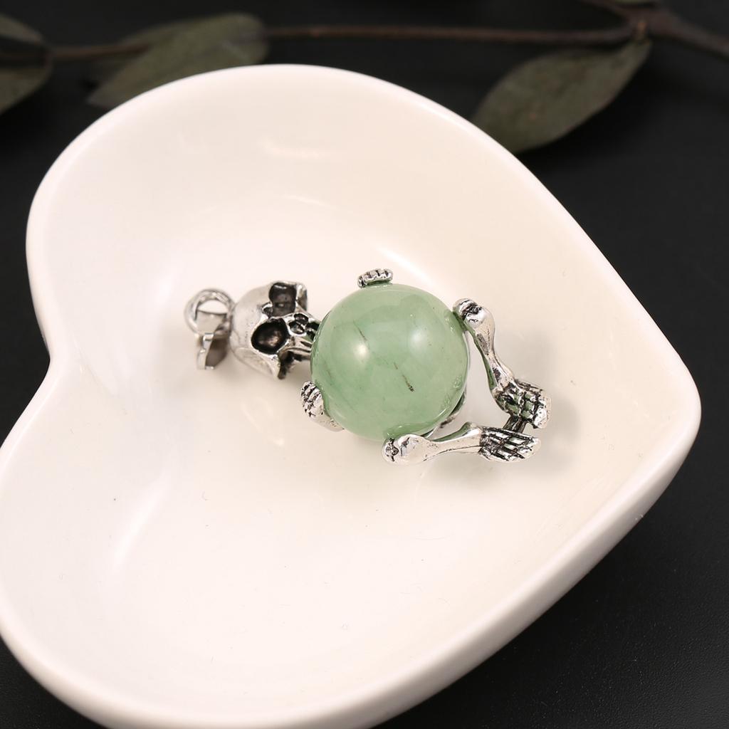 Ожерелье, кулон из натурального камня малахит/розовый кварц, подвеска в форме черепа, подвески для изготовления ювелирных изделий, ожерелье, браслет, аксессуары