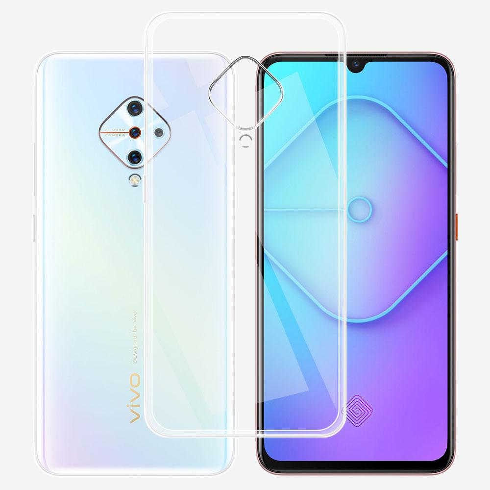For Vivo S1 Pro Case Back Cover Clear Silicone Soft Case For Vivo V17 Russia Bumper Coque For Vivo 1818 1920 1906 1904 Fundas