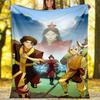 Avatar The Last Airbender1 printed throw blanket—lightweight,soft,warm;versatile blanket for all seasons—perfect as &air-conditioning throw,nap blanke