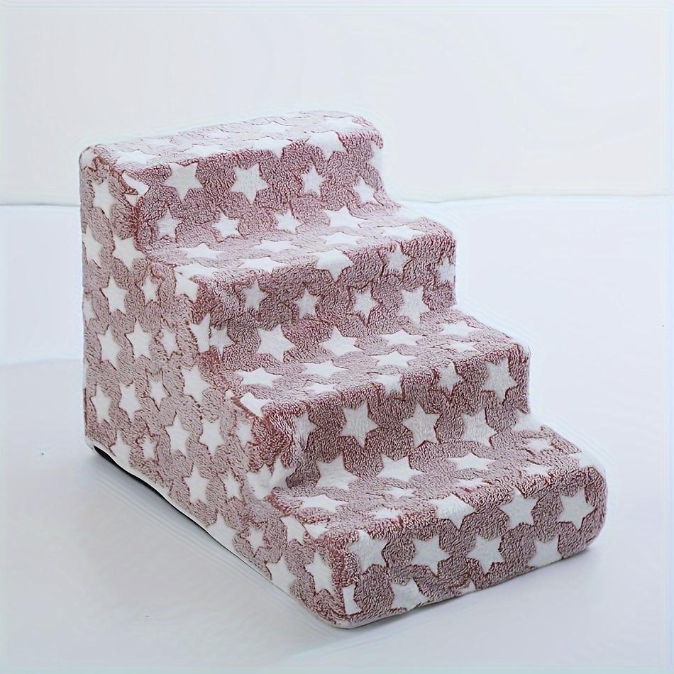 Безопасные ступеньки для домашних животных | Обеспечьте лестницы для собак высотой 3/4 ступеньки и пандусы для диванов-кроватей для травмированных, пожилых и уязвимых собак и кошек | Нескользящие, съемные для чистки