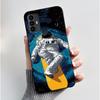 Anti-scratch Casing For TCL 30 SE/TCL 30E/TCL 306/TCL 305 Cover Soft Silicone Black Shell Golden Butterflie And Flower Pattern