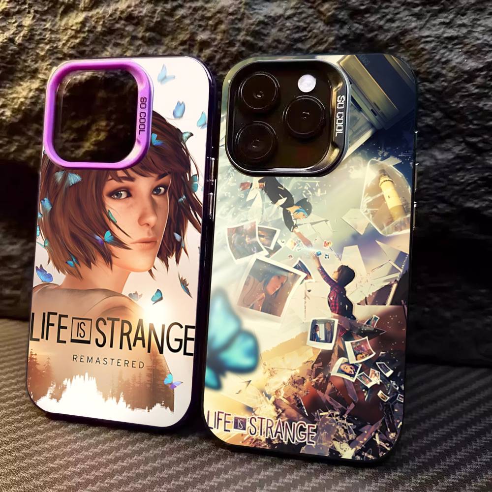 Игровой Аниме Life Is S-Strange Милый Чехол Для Телефона Для IPhone 17 16 15 14 13 12 11 Pro Max Plus Цвет Серебристый Чехол