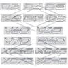 Металлическая наклейка на автомобиль Для V40 V60 V70 XC40 XC60 XC90 XC70 S60 S90 D2 D3 D4 D5 D6 D7 D8 AWD Ярко-серебристый значок Наклейка на багажник