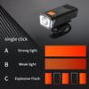 Яркий велосипедный фонарь светодиодный передний USB перезаряжаемый MTB горный велосипедный фонарь велосипедная фара фонарик для велоспорта самокат