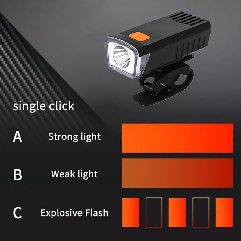 Яркий велосипедный фонарь светодиодный передний USB перезаряжаемый MTB горный велосипедный фонарь велосипедная фара фонарик для велоспорта самокат