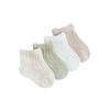 4Pairs Non-slip Baby Ruffle Socks Cotton Toddle Short Socks Sweet Kids Mesh Tube Socks  Baby Girl