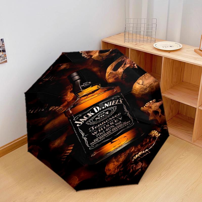 Автоматический зонт Jack Daniel's Legacy - Подходящий для путешествий, улицы, портативный зонт, подарок на день рождения, повседневный аксессуар