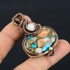 Подвеска Мульти Медь Спини Ойстер, Подвеска из Натурального Камня Ручной Работы, Обмотанная Медной Проволокой 999 пробы, Антикварное Ювелирное Изделие, Для Подарка Серебряное Ювелирное Изделие
