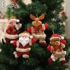 1pc/4pcs Ornaments for Xmas Kids Gifts Santa Claus Dolls Christmas Tree Hanging Christmas Decoration