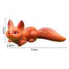 1/3/6Pcs Mini Fox Figurines Resin Miniature Foxes Landscape Fox Figurine Party Favors Garden Home Decor