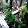 Decoration Simulation Model Frog Rabbit Statue Animal Figurines Hanging Ornament Frog Sculpture