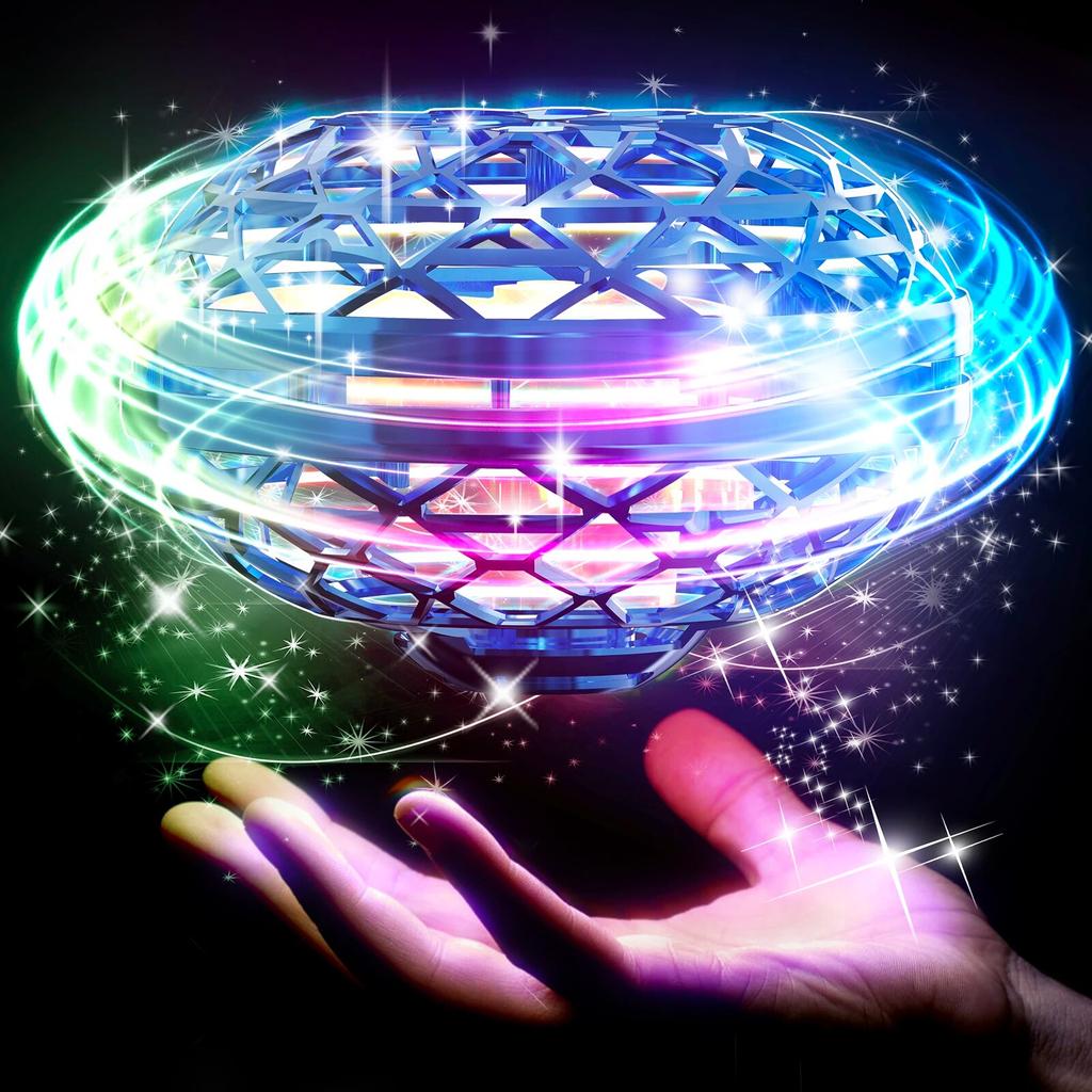 Игрушки с летающими шарами, бумеранг с подсветкой, мини-дрон с ручным управлением для детей, спиннер Galaxy Ball Fly, игрушечные подарки