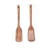 2 Piece Kitchen Shovel Cooking With Wooden Shovel Tableware Cookware Long Handle Cooking Spatula Home Cooking