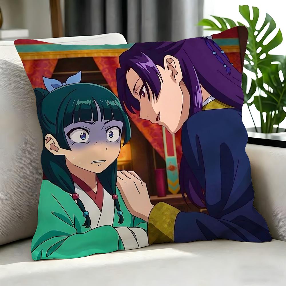 Anime The Apothecary Diaries Cushion Cover Cushion Cover Set 4Pcs 50X50 45X45 40X40 Pillowcase Decorative Sofa Home Decor