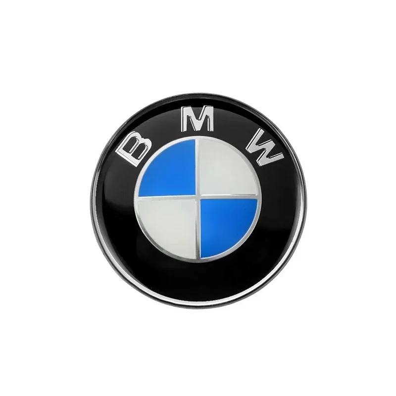 XJVYV1 For BMW 82mm Car Front Bonnet Logo BMW Hood Emblem 74mm Rear Trunk Badge 56mm 68mm Wheel Center Caps 46mm 45mm Steering Wheel St