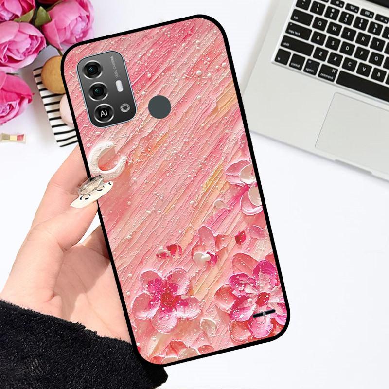 Чехлы Для ZTE Blade A53 Pro Милый Астронавт Модный Ударопрочный Мягкий Бампер Для ZTE Blade A53 Pro Coque Funda Цветочный Coque Оболочка