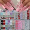 Bowknot Flower 3D Acrylic Nail Charms Mixed Resin Alloy DIY Manicure Tools  for Nail Art