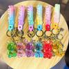 Colorful Resin Cartoon Keychains Bear And Rabbit Perfect For Party Favors