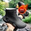 Унисекс водостойкие короткие резиновые сапоги на бархатной подкладке - Extra Warm для водителей и курьеров