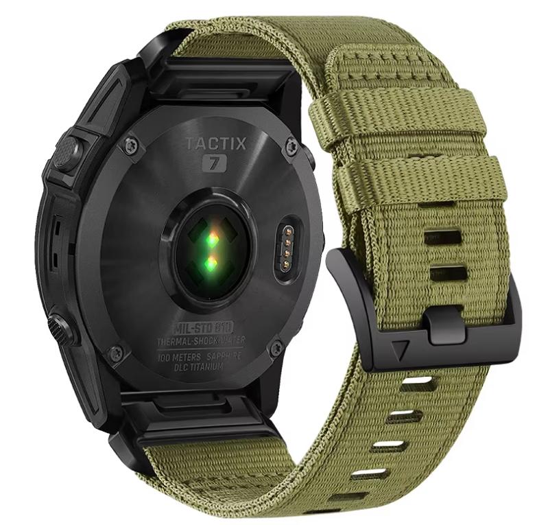 Прочный Нейлоновый Ремешок Quick Fit 22 26 мм для Garmin Fenix 8 47мм 51мм/Fenix 8Pro 6 6X 7 7X Pro 5 5X Регулируемый Ремешок для Часов