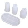 Vase Silicone Moulds Make Unique Decorative Flowers Molds Bottle Cast Molds Handmade Decors Molds for Various Styles