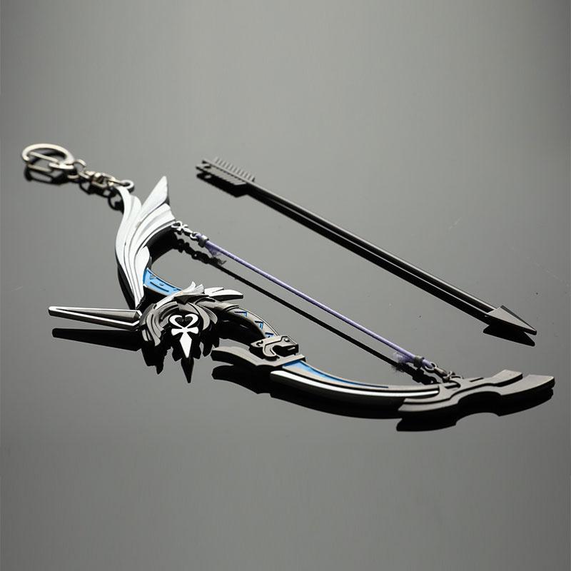 Брелок Genshin Impact с мечом Genshin Косплей Оружие Skyward Blade Брелок