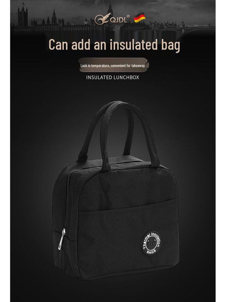 304 Stainless Steel Insulated Double-Layer Lunch Box for Microwave, with Compartments - Ideal for Students and Office Workers.