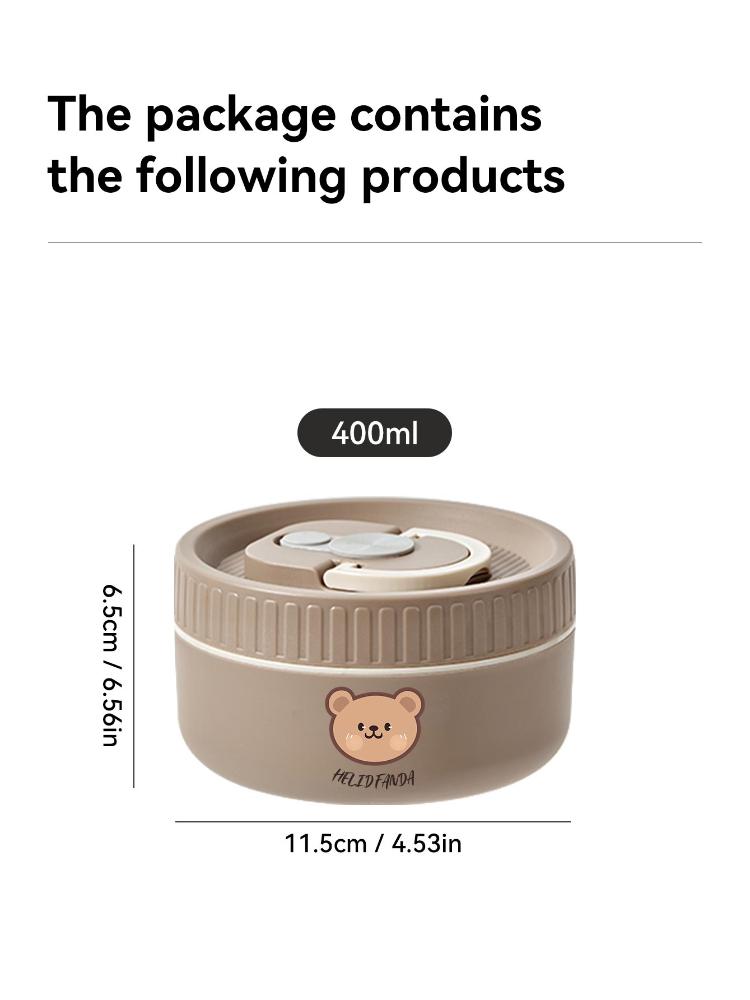 Изолированная миска пищевого качества из нержавеющей стали 316, пригодный для использования в микроволновой печи, контейнер для хранения продуктов питания, штабелируемый портативный набор плюс набор для еды