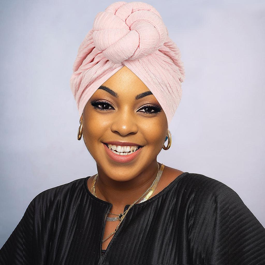 African Fashion Knotting, Light Luxury, Exaggerated Style, Handmade Wedding, Important Occasions Wearing Headscarves, Hats, and