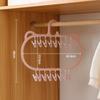 Removable Multi-Clips Drying Hanger Plastic Hanging Drying Rack Socks Drying Hanger  Underwear