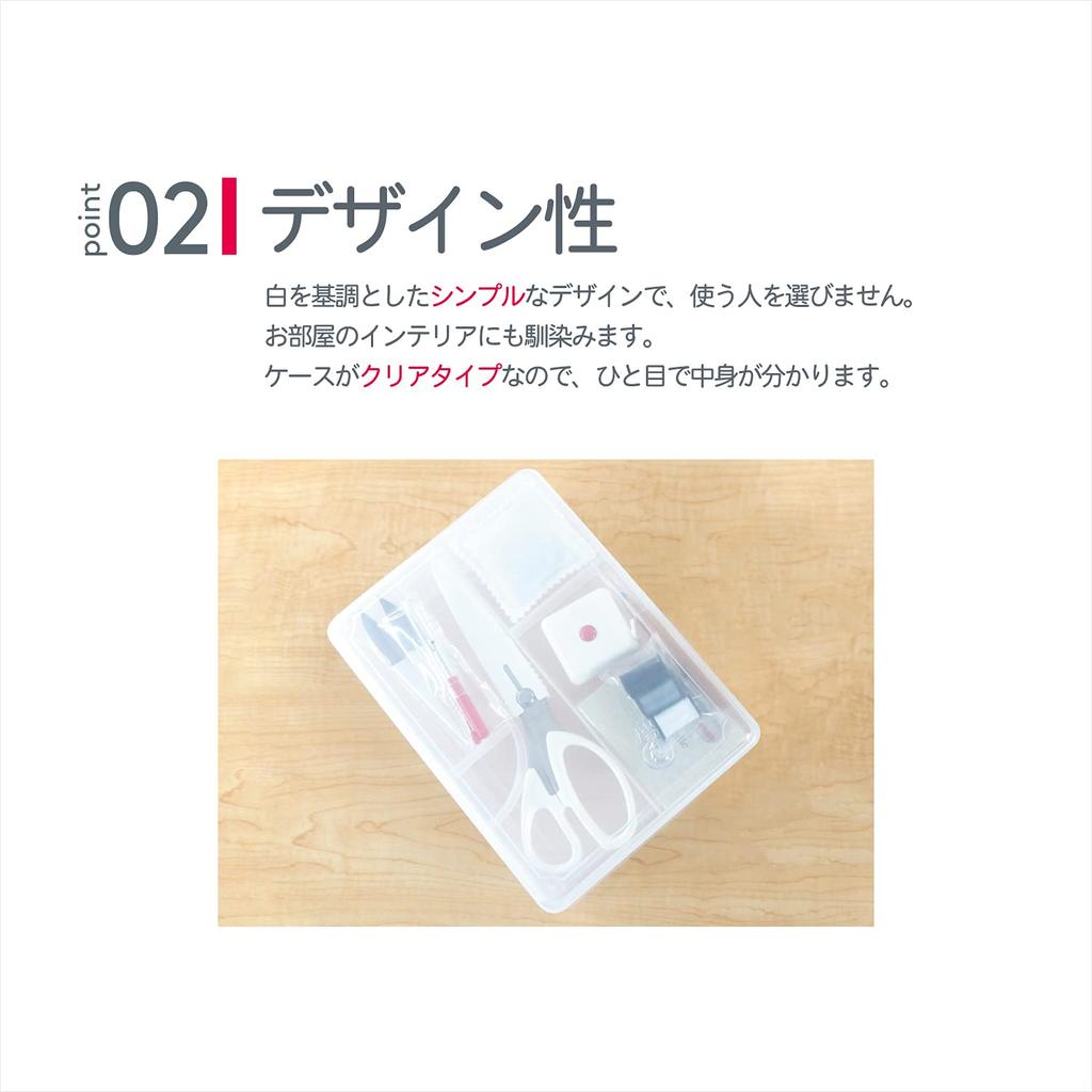 KIYOHARA Sankokko Sewing Set (10 Pieces) SUN80-30