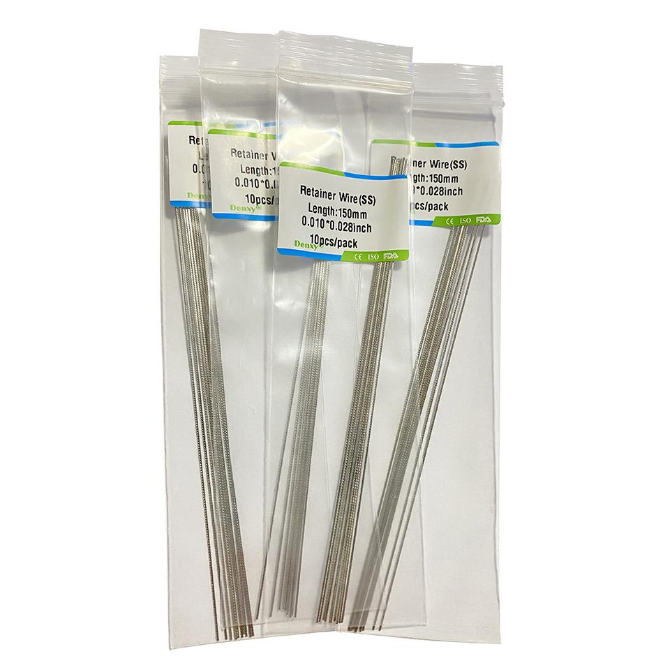 10 шт. ортодонтических лингвальных ретейнерных проволок стоматологические лингвальные проволоки из нержавеющей стали