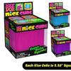 Schylling Needoh Nice Cube Игрушка для снятия стресса | Суперпрочный сжимаемый сенсорный фиджет | Медленно поднимающийся кубик льда для снятия тревоги 230 г