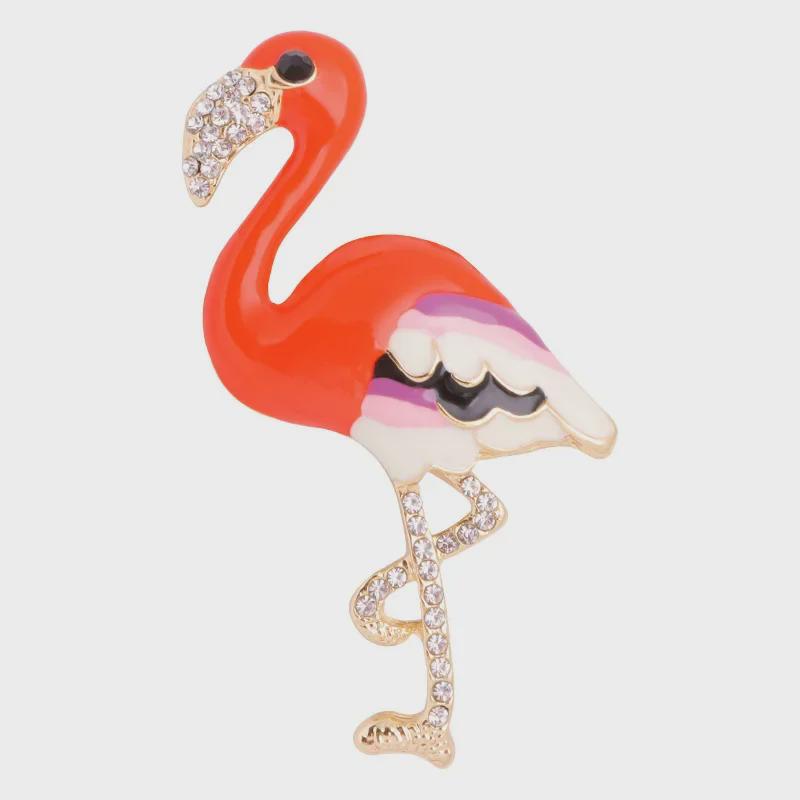 Брошь-животное со стразами: Корсажная булавка «Рыба, Кенгуру, Пчела, Улитка, Фламинго, Олень, Ленивец»