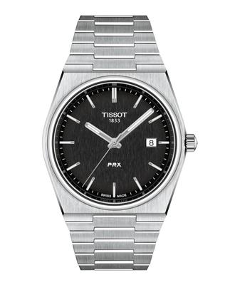 Мужские Tissot PRX PRX PRX Черный циферблат Браслет T1374101105100 [Официальный импорт]