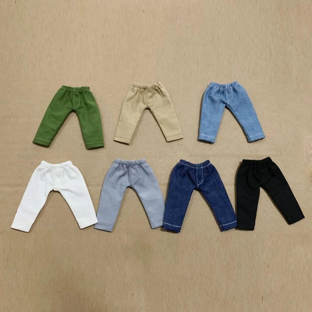 Длинные брюки Кукольная одежда Длинные джинсы Ob11 Повседневные брюки Подарок на день рождения Кукольные джинсы Брюки Детская игрушка