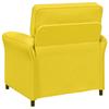 Sofa Set 2 pcs. Light Yellow Fabric