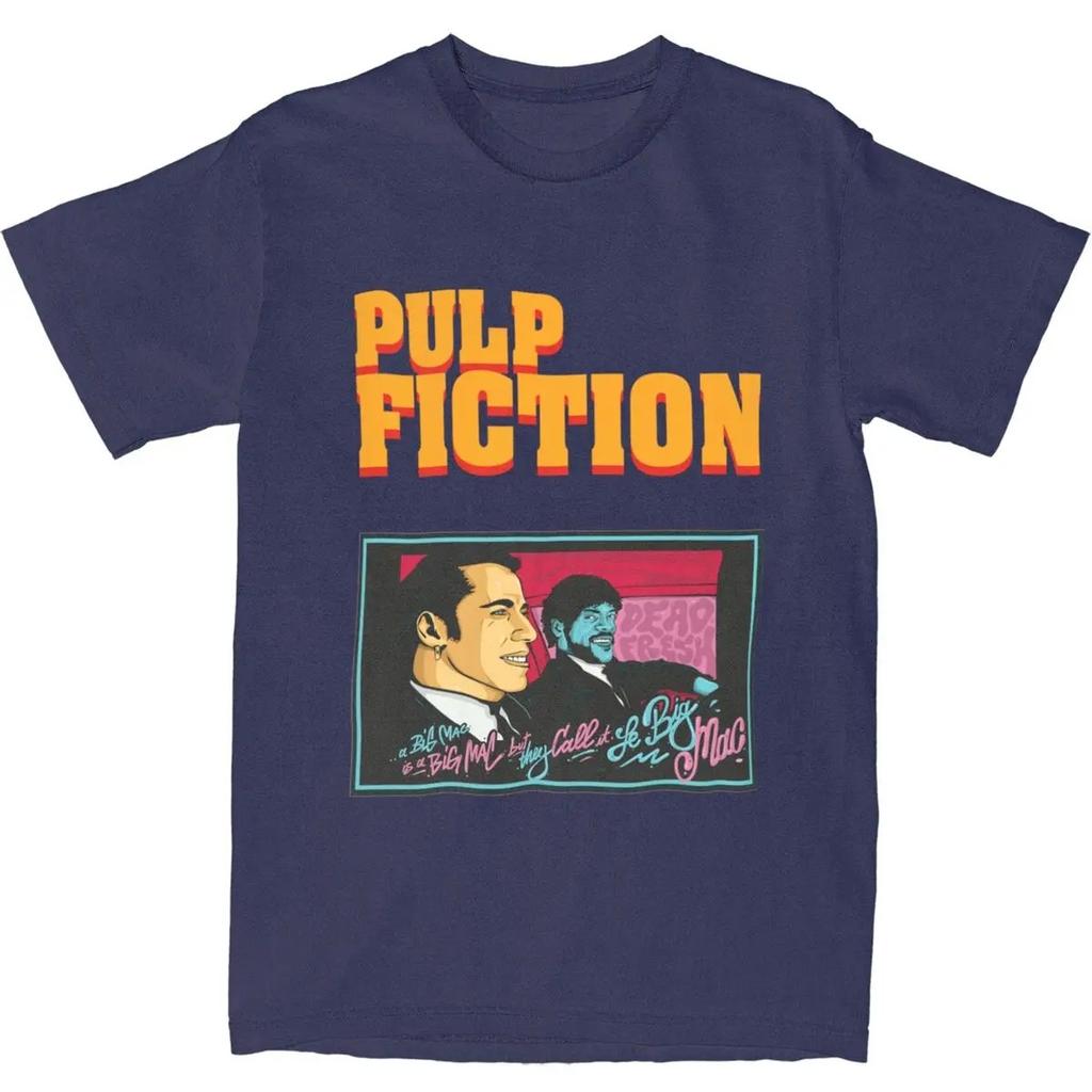 Casual Pulp Fiction Vincent and Jules T-Shirts for Men Women 100% Cotton Tee Shirt Printed Clothes T-Shirts Cotton Gift Clothes