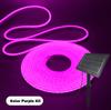 Waterproof Solar Neon Strip Light DC24V 2835 120LEDs/m Flexible Neon Rope Lights 6x12mm DIY Garden Home Decoration 13 Colors