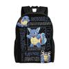 S-Squirtles Backpack for Women Men College School Student Bookbag Fits 15 Inch Laptop Cartoon Bags