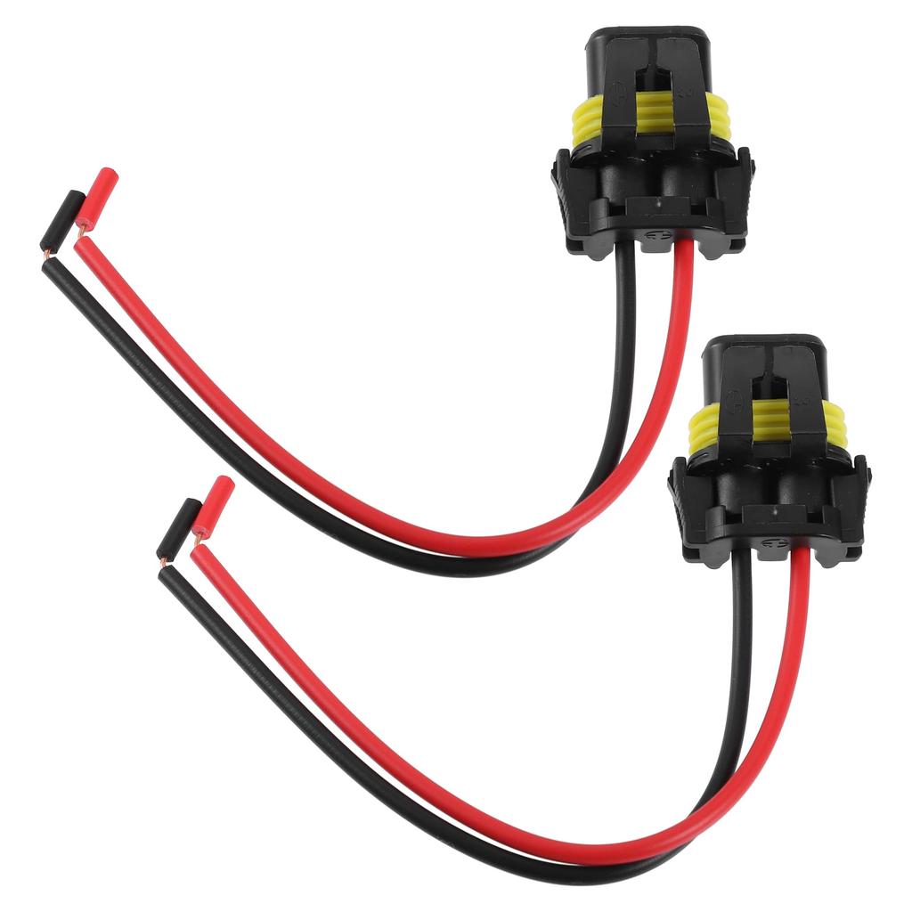 uxcell 2 шт. Адаптер цоколя автомобильной лампы, жгут проводов, штекер для фар, противотуманных фар 9005 HB3 H10 9006 HB4