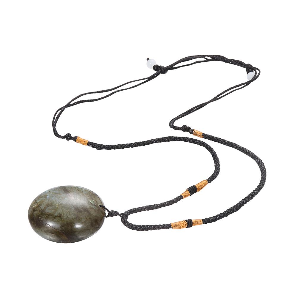 Gemstone Delicate Natural Healing Stone Energy Labradorite Pendant Moonstone