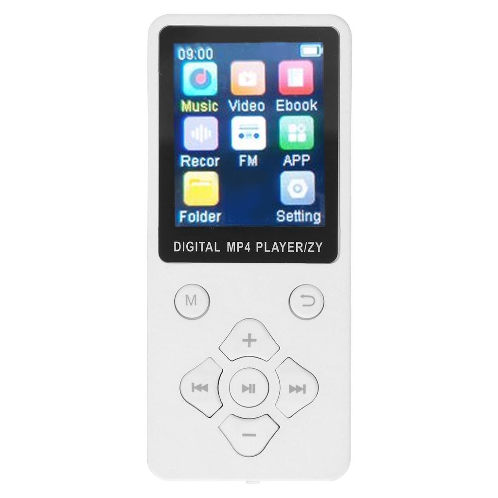 MP4 Player Multifunctional 1.8 Inch Color Screen BT 5.0 MP3 Music Player HiFi Music Player Supports