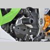 BYEMTTY Мотоциклетные слайдеры рамы/слайдеры двигателя для Kawasaki Ninja ZX-6R 8BL-ZX636J (2024~) (Серебряный)