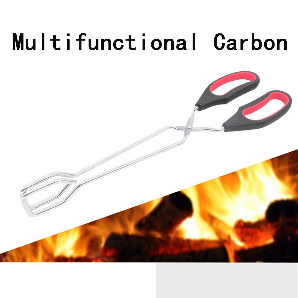 Material Multifunctional Durable Exquisite Appearance BBQ Tongs Clamp Charcoal Clip Kitchen Tool