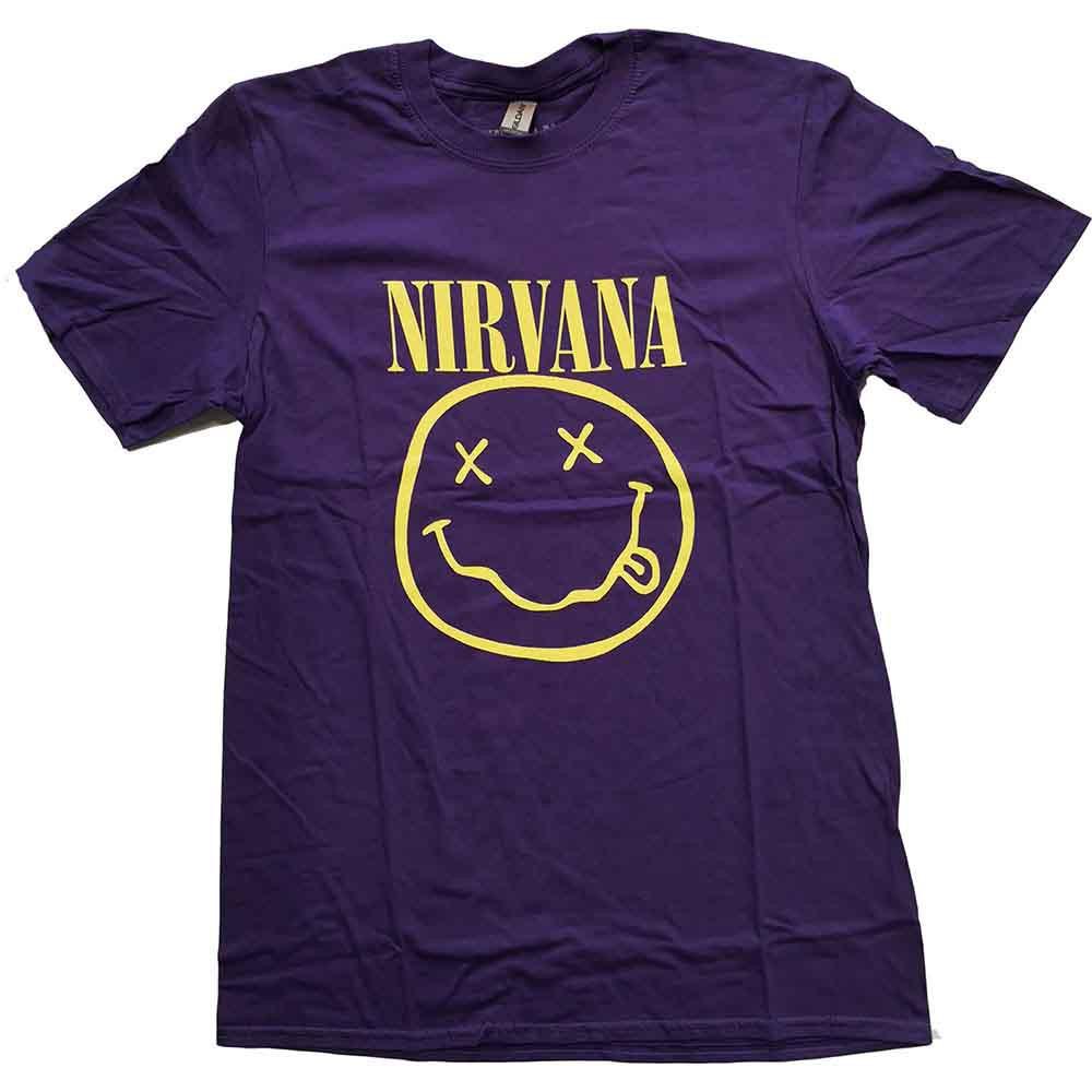 Nirvana Yellow Smile Official Mens Unisex T-shirt